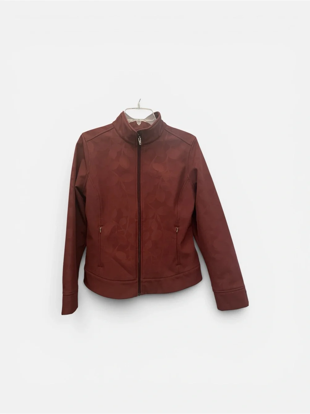 Patagonia Women's Brick Red Zip-Front Bomber Jacket